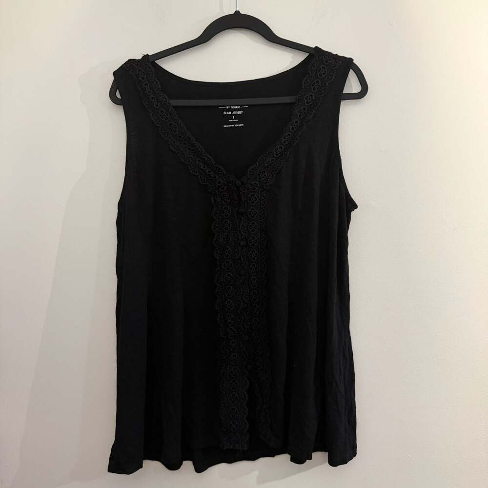 Super Soft by Torrid Slub Jersey V-Neck Sleeveless Top